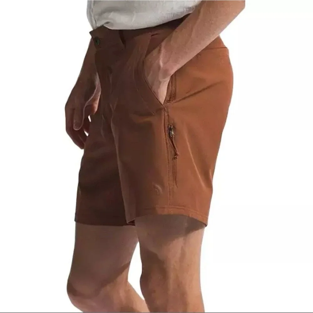 The North Face Mens Brown Hybrid Hiking Shorts Size 38 Outdoor Casual‎